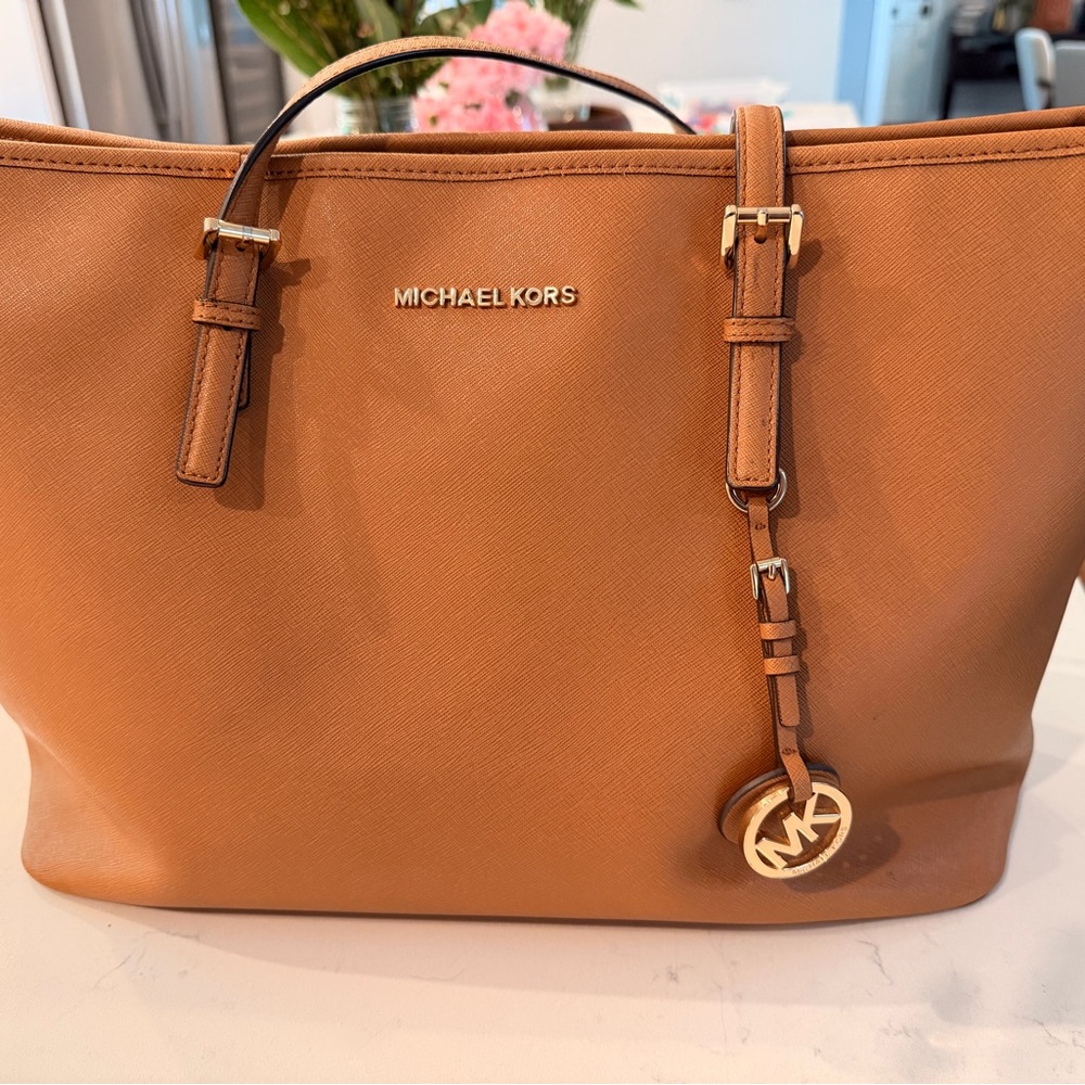Michael Kors Brown Leather Tote